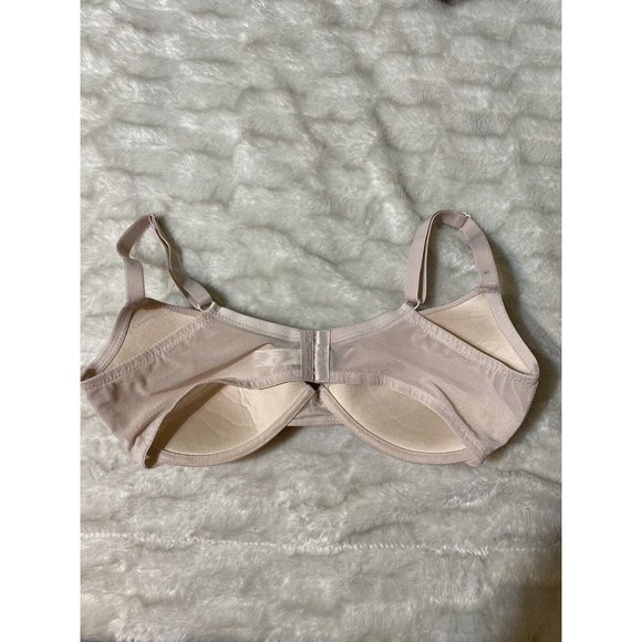 Lot of 2 Bras 38C Women’s Adrienne Vittadini / Daniel Laurent White Beige - Picture 3 of 12